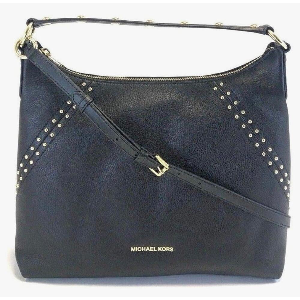 Michael Kors Aria Studded MD
Leather Satchel Handbag Black - Picture 5 of 10